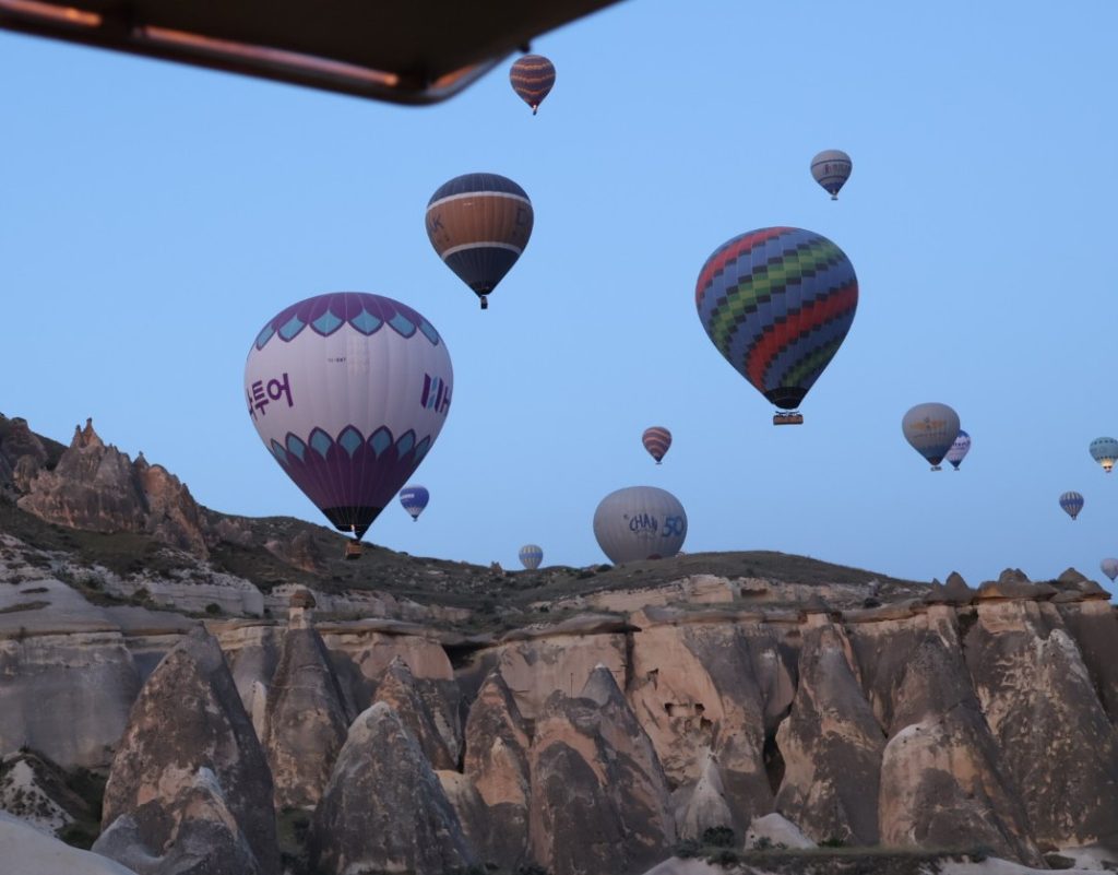 カッパドキアでの気球体験画像